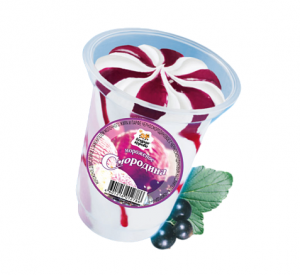 Мороженое Бодрая корова Смородина 185гр.пл/ст