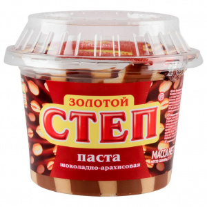Паста десертная шоколадно-арахисовая Золотой Степ 220г