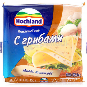 Сыр плавленый грибы Хохланд 150г