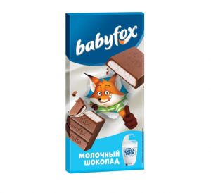 Шоколад  Babyfox плитка 90г