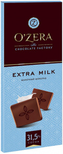 Шоколад молочный O'zera Extra milk 90г