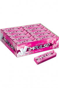 Жевательная резинка Impulse Клубника 14г
