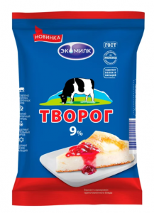 Творог Экомилк 9% 180г