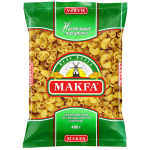 Макароны улитки Макфа 400г