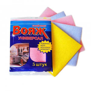 Салфетки вискозные Вояж универсал  5шт