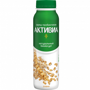 Биойогурт питьевой Активиа злаки 260г