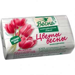 Туалетное мыло Весна тюльпан 90гр