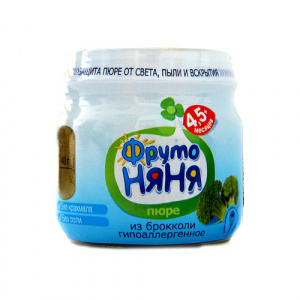 Пюре Фруто Няня брокколи натур., 80г