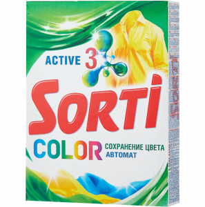 Стиральный порошок Сорти колор 350 г автомат