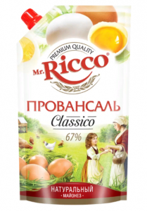 Майонез Mr. Ricco Провансаль 67%, 400мл
