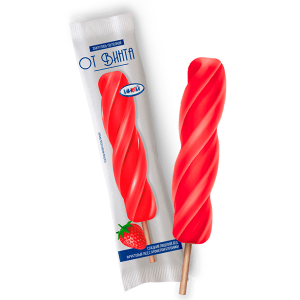 Фруктовый лед Иней От винта Клубника 80г