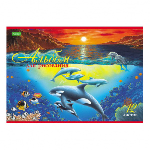 Альбом для рисования Hatber Ассорти А5 12л 