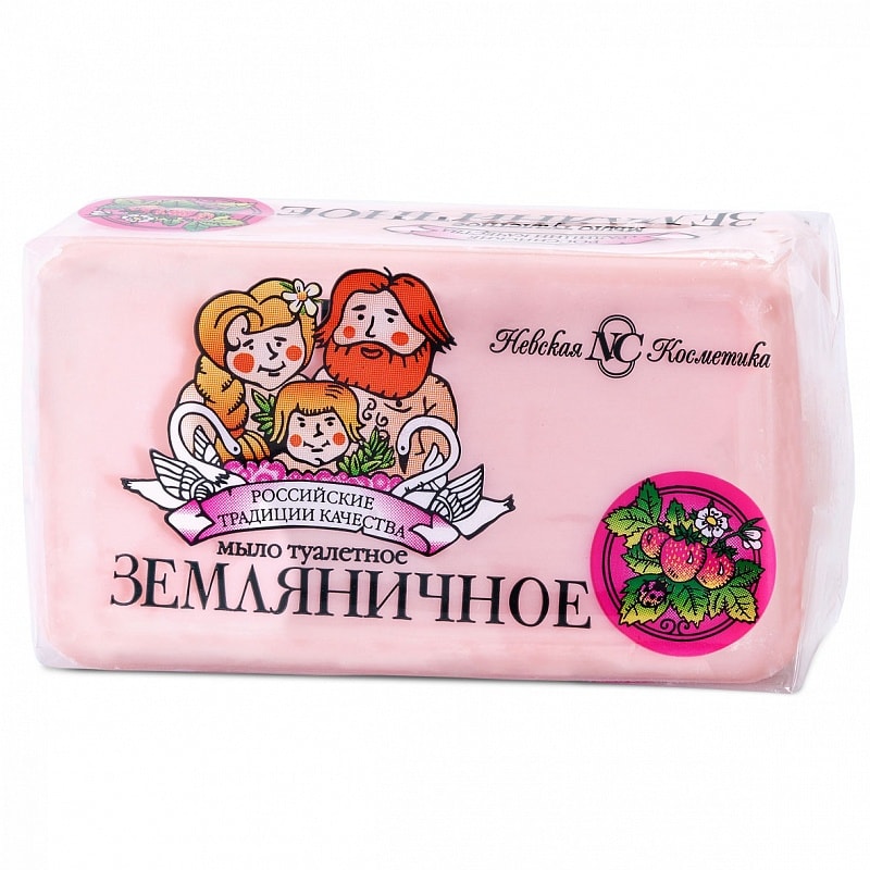 Мыло туалетное Земляничное НК 140гр