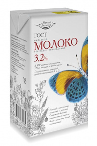 Молоко Умный баланс ГОСТ 3,2% 1л