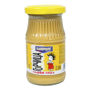 Горчица столовая "Вырви глаз" Главпродукт 170 г 