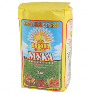 Мука пшеничная в/с Корона Ставрополья 2кг