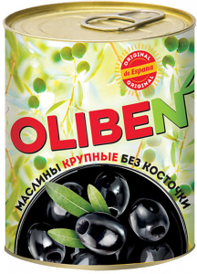 Маслины без косточки крупные OLIBEN 270г