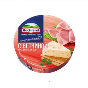 Сыр плавленый ветчина Хохланд 50% 140г