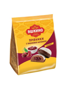 Пряники с вишневой начинкой Яшкино 350г