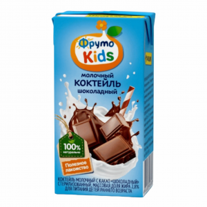 Коктейль ФрутоKids шоколадный 200 г