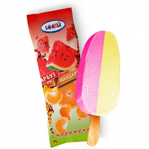 Фруктовый лед Иней арбуз/мандарин 60 гр