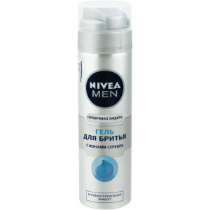 Гель для бритья Gillette Mach 3 Close & Smooth Для гладкого и мягкого бритья, 200мл.