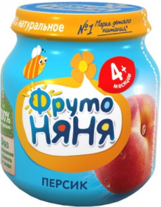 Пюре Фруто Няня из персиков 100 г