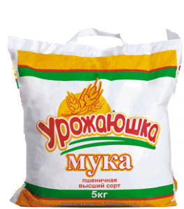 Мука пшеничная в/с Урожаюшка 5кг