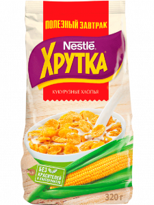 Хлопья кукурузные Нестле Хрутка 320г