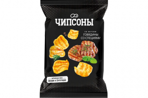Чипсы Чипсоны Говядина со специями 40г