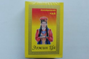 Калмыцкий чай Ээжин Ця крупнолистовой зеленый/черный, 80г