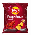 Чипсы Лейз Рифленый Лобстер 70гр