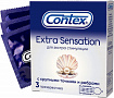 Презервативы Contex Extra Sensation, 3шт