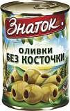Оливки б/к Знаток жб, 280г