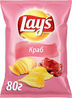 Чипсы Лейс Краб 80г