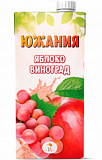 Сок осветленный яблочно-виноградный Южания 1л