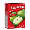 Нектар Любимый яблоко 0,2л 