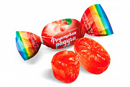 Карамель Фруктовая радуга 1кг