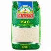Рис круглозёрный шлифованный Makfa 800г